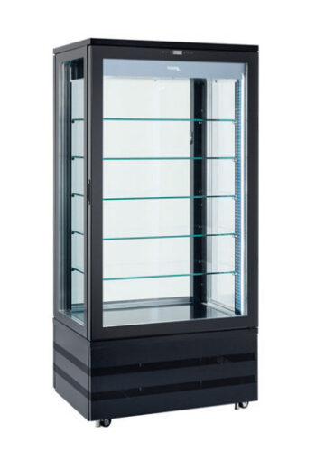 VETRINA EVO 900 NFN 4L NERO TEKNA